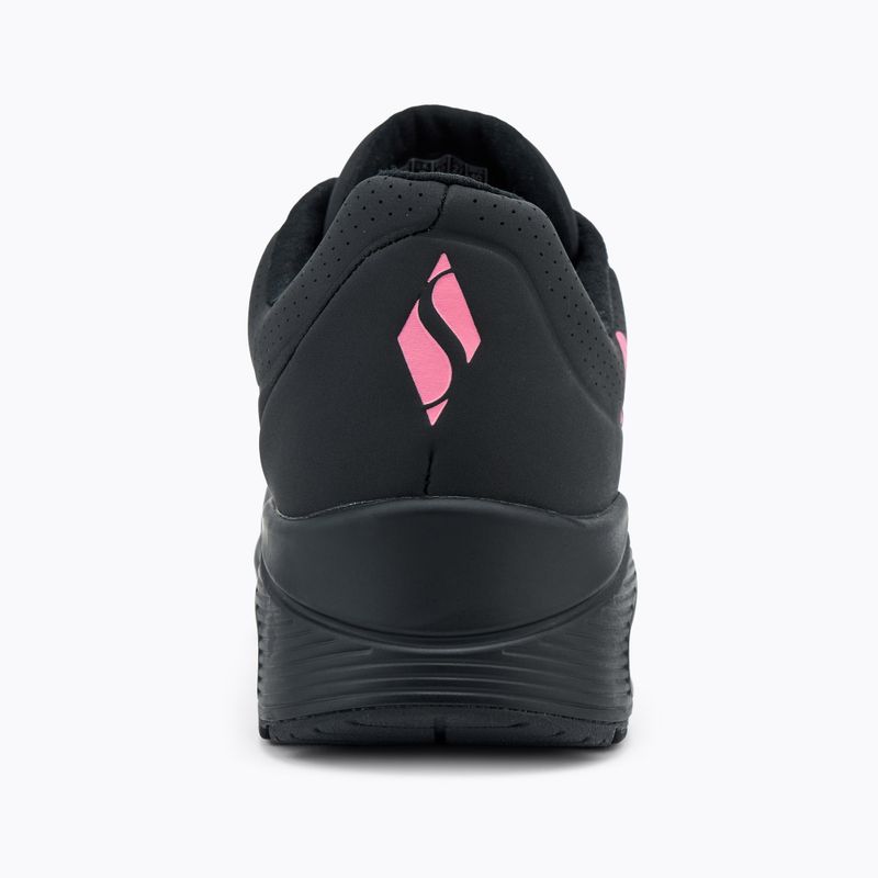 SKECHERS women's shoes Uno Dripping In Love black/pink 6