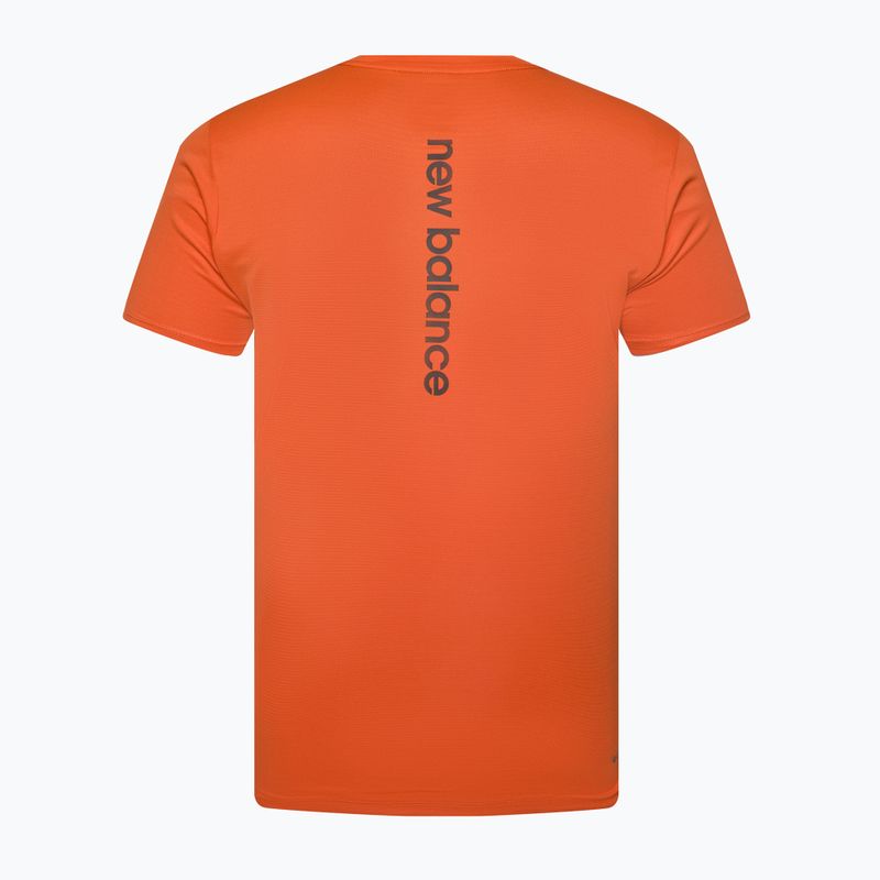 Men's New Balance Impact Run AT N-Vent cayenne running shirt 7