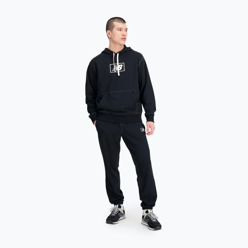 Men's New Balance Essentials Hoodie black 2