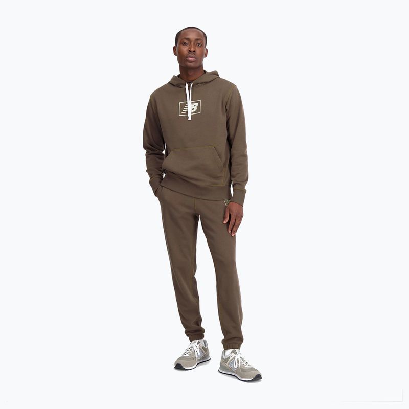 Men's New Balance Essentials Hoodie darkmush 2