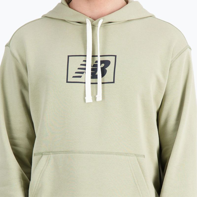 Men's New Balance Essentials Hoodie fatigueg 4