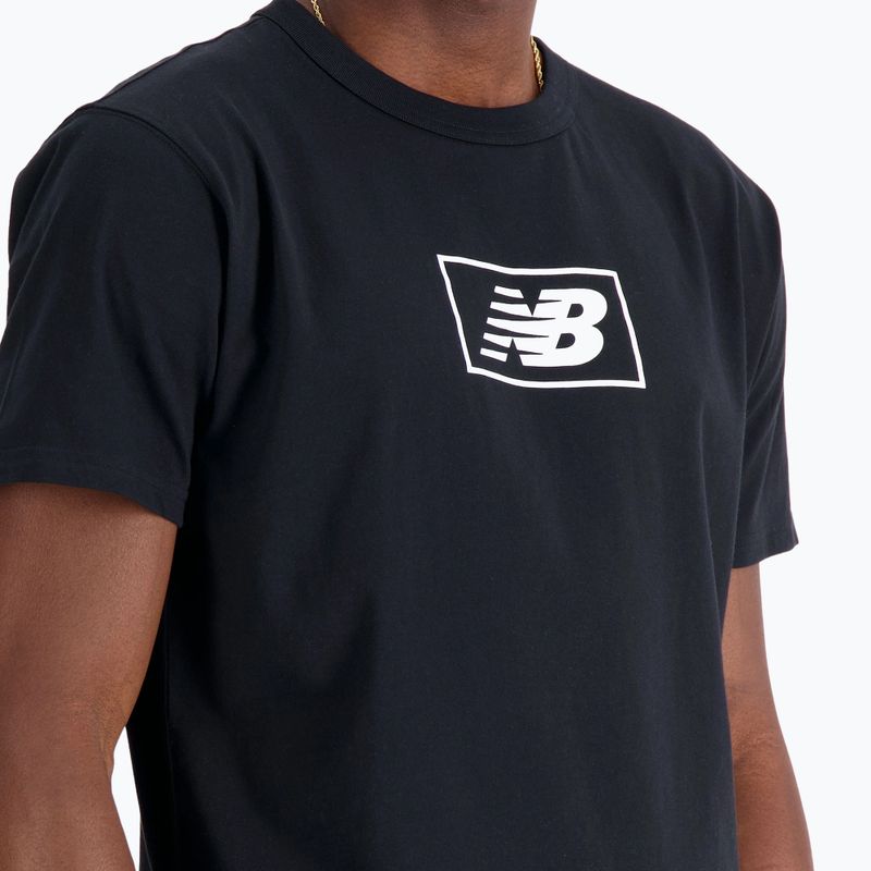 Men's New Balance Essentials Logo black t-shirt 3