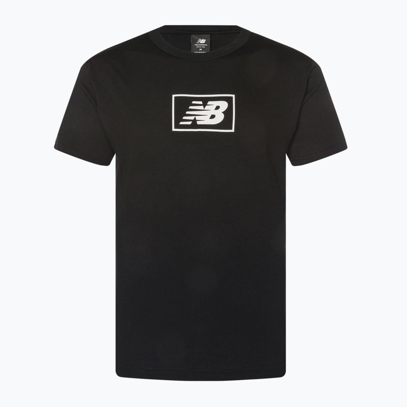 Men's New Balance Essentials Logo black t-shirt 4