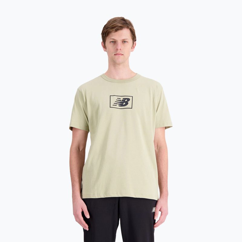 Men's New Balance Essentials logo fatigueg t-shirt