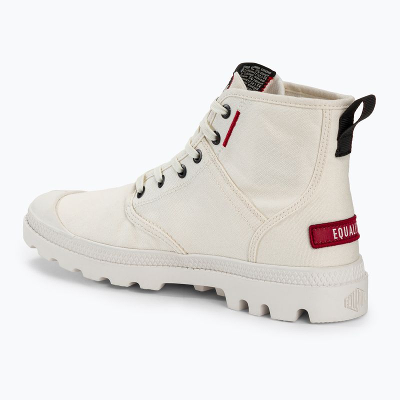 Palladium Pampa Hi Patch star white trainers 3