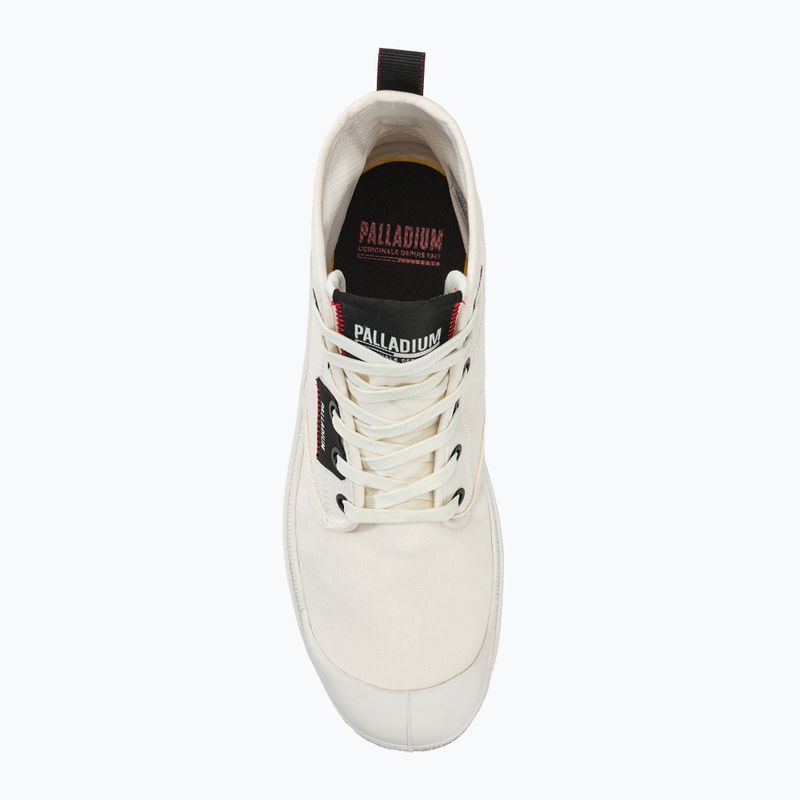 Palladium Pampa Hi Patch star white trainers 5