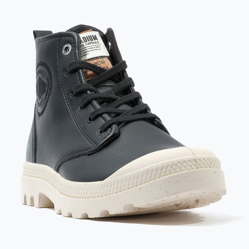 Palladium Pampa Hi Re-Vegan LTH black shoes 8