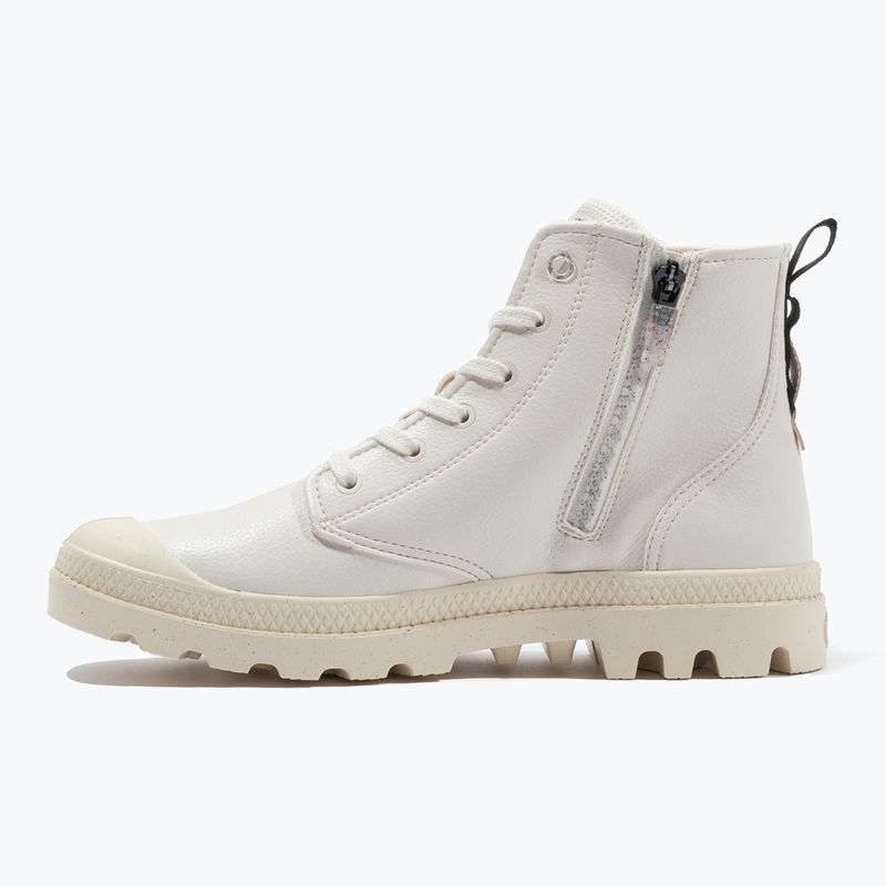 Palladium Pampa Hi Re-Vegan LTH star white shoes 3