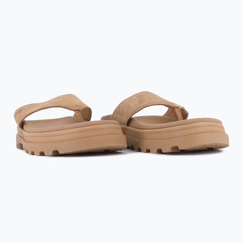 Palladium Dunelite Azur Sde dear brown flip flops 3