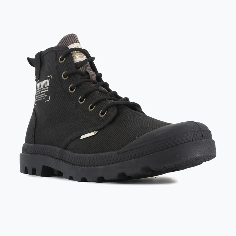 Shoes Palladium Pampa Michigan black 8