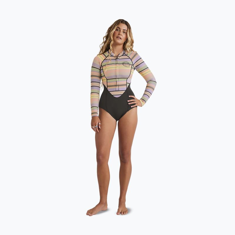 Women's swimming wetsuit Billabong 2/2 mm Salty Dayz Natural Spring Black Multi 2
