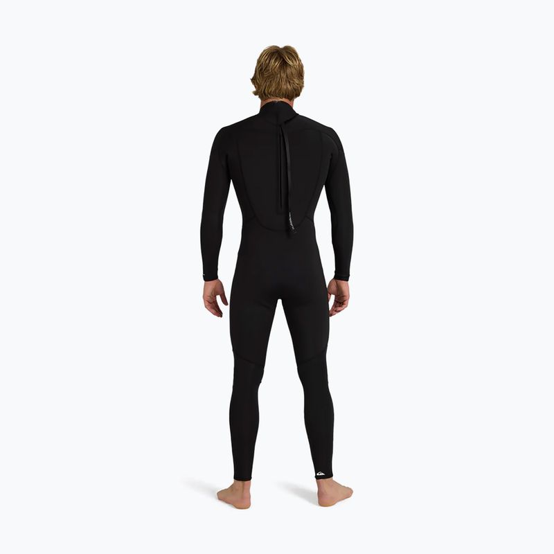 Men's wetsuit Quiksilver Prologue+ 3/2 mm Back Zip Flatlock black 2