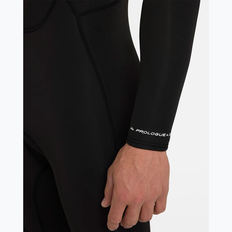 Men's wetsuit Quiksilver Prologue+ 3/2 mm Back Zip Flatlock black 6