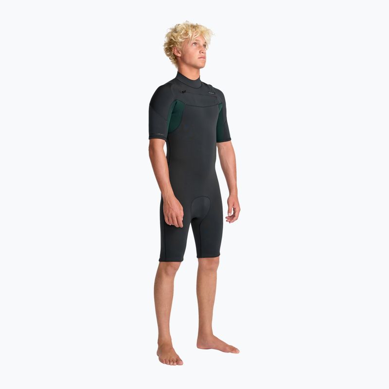 Men's wetsuit Quiksilver Everyday Sessions 2/2 mm Chest Zip SS Spring jade 3
