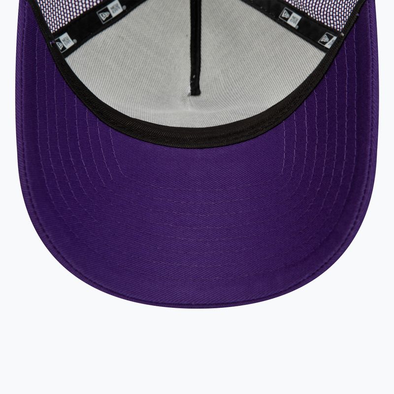 Men's New Era Team Colour Block Trucker Los Angeles Lakers open misc baseball cap 5