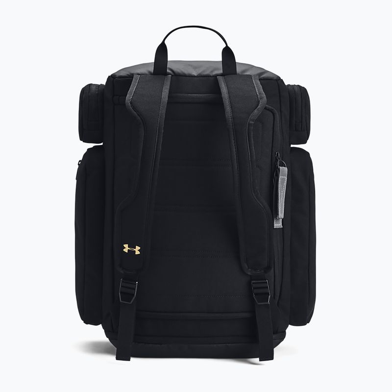 Under Armour Project Rock men's hiking backpack black/black/metallic gold 2