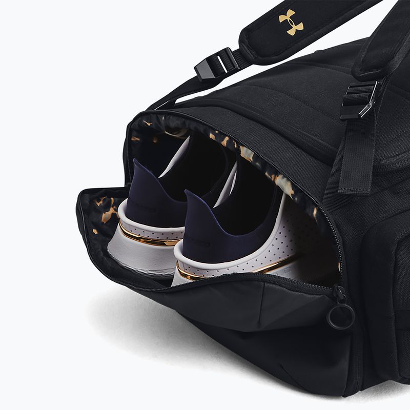 Under Armour Project Rock men's hiking backpack black/black/metallic gold 4