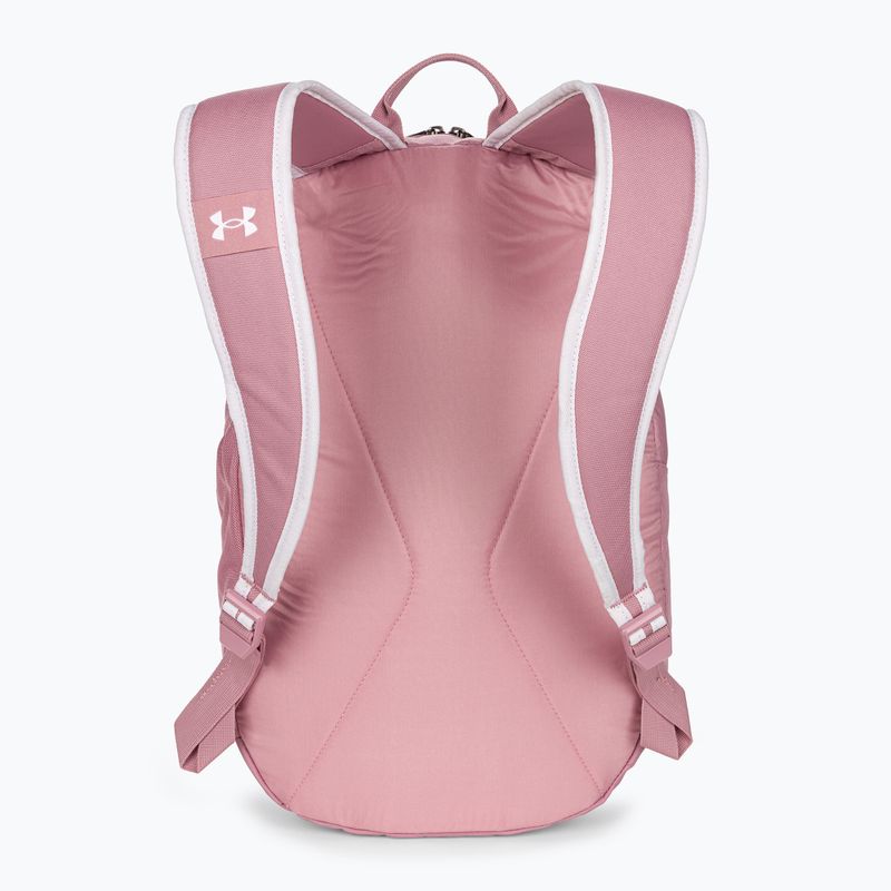 Under Armour Hustle Lite 24 l pink elixir/white/white urban backpack 3