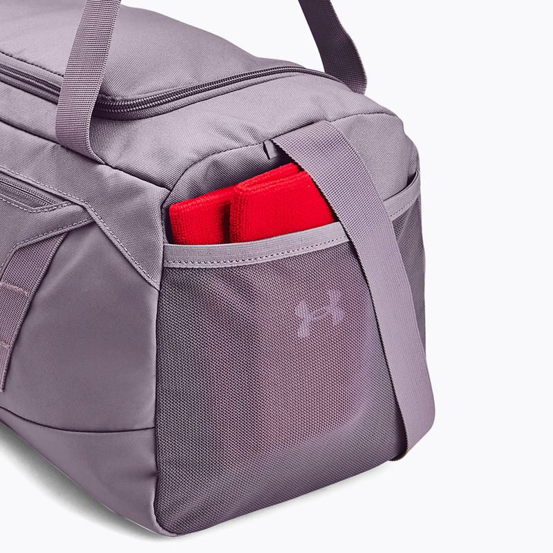 Under Armour Undeniable 5.0 Duffle XS 23 l violet gray/metallic champagne gold bag 5