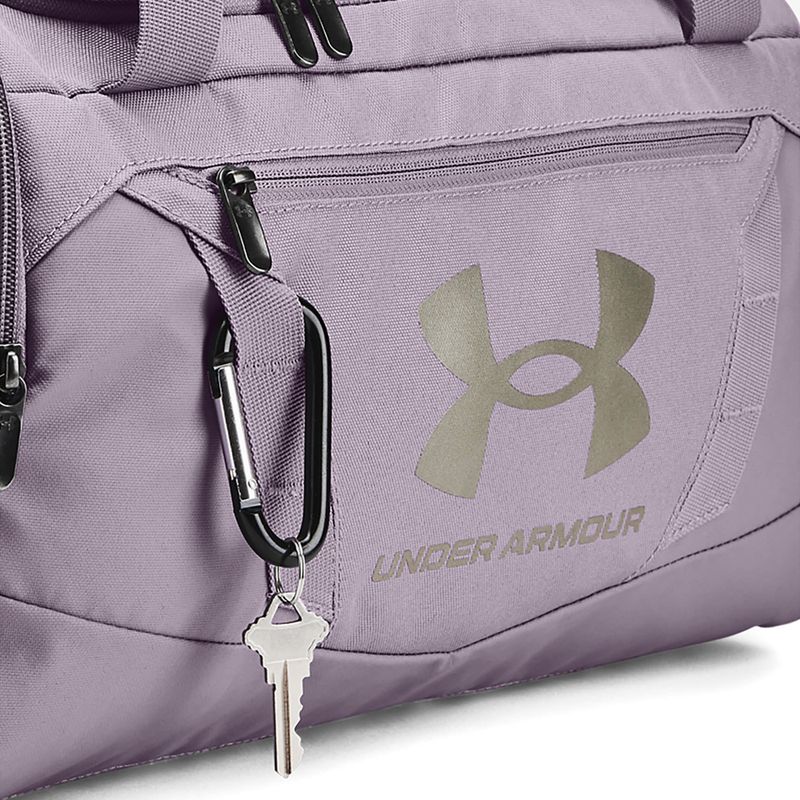 Under Armour Undeniable 5.0 Duffle XS 23 l violet gray/metallic champagne gold bag 7