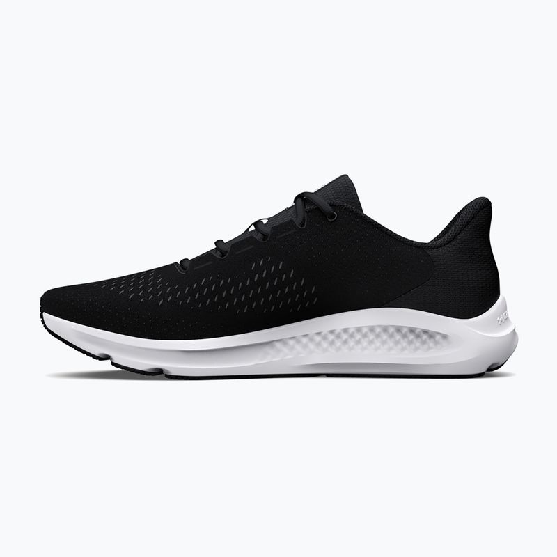 Under Armour Charged Pursuit 3 Big Logo black/black/white men's running shoes 9