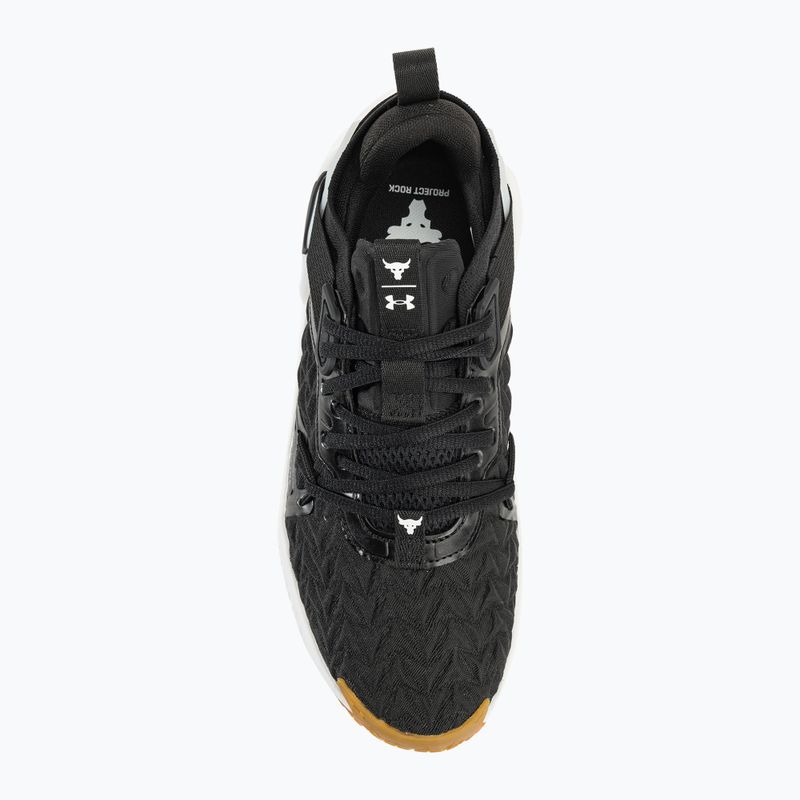 Under Armour Project Rock 6 black/white/black men's training shoes 6