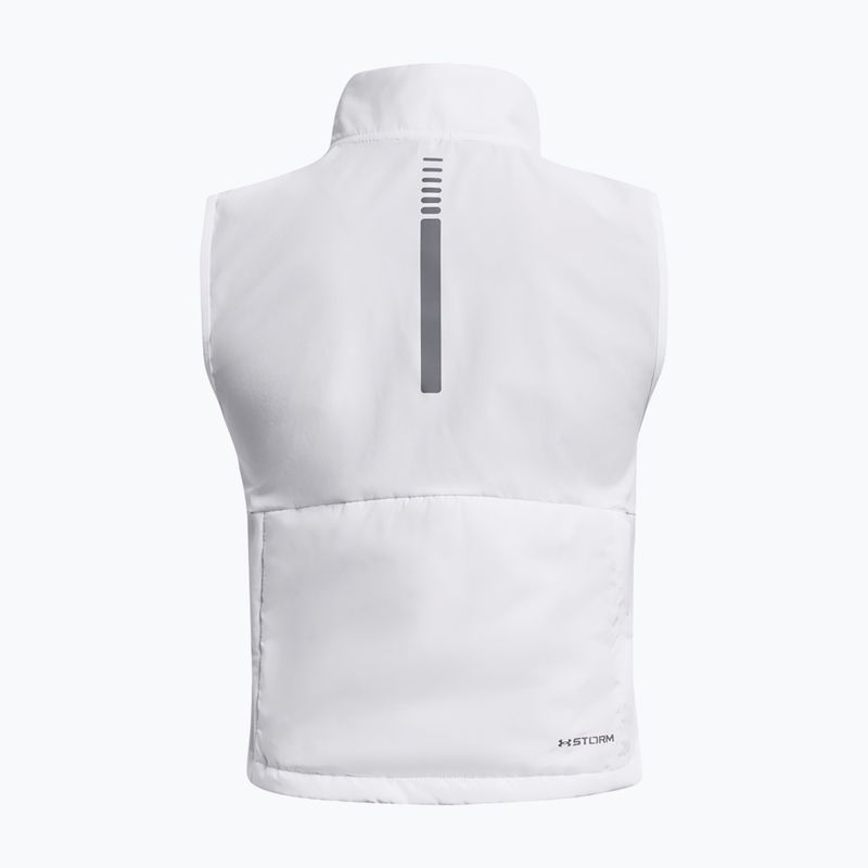 Under Armour Launch Insulated white/reflective running sleeveless 2