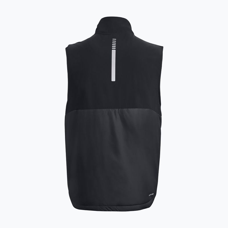 Men's Under Armour Storm Session Run Vest black/reflective running sleeve 2