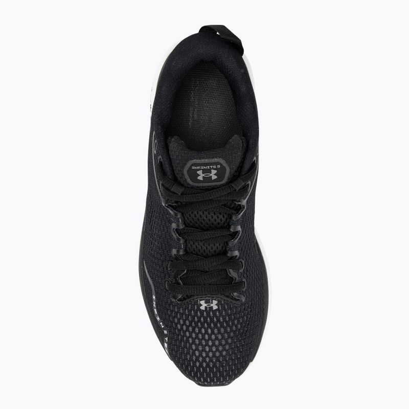 Under Armour Hovr Infinite 5 black women's running shoes 6