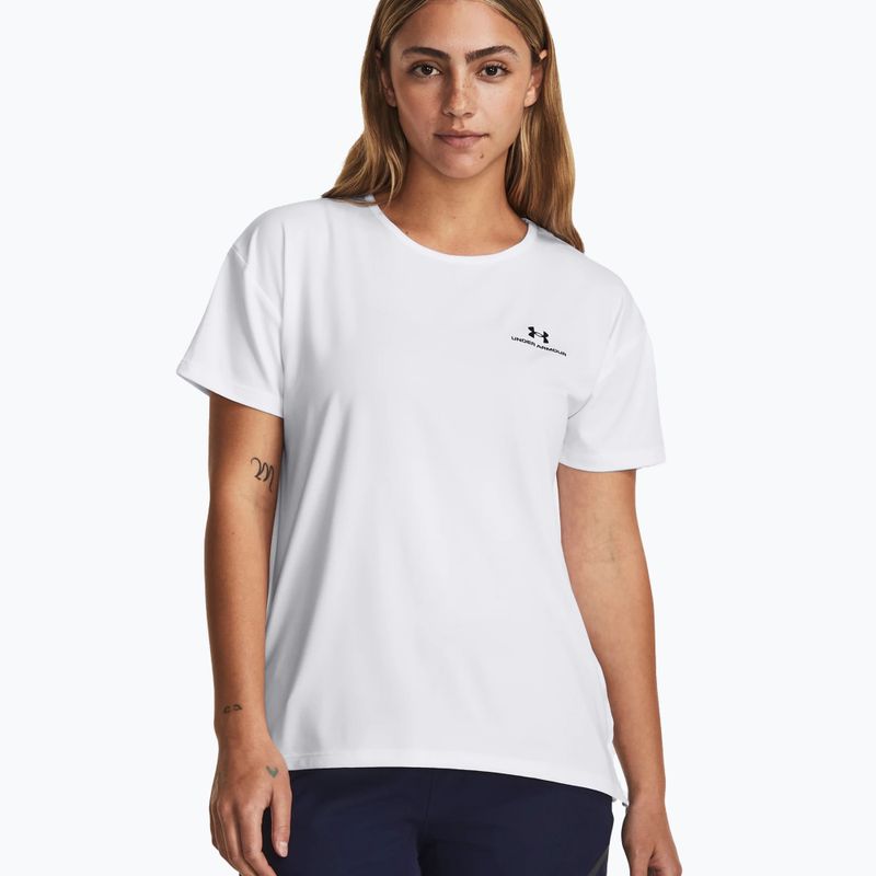 Under Armour Rush Energy 2.0 women's training t-shirt white/black