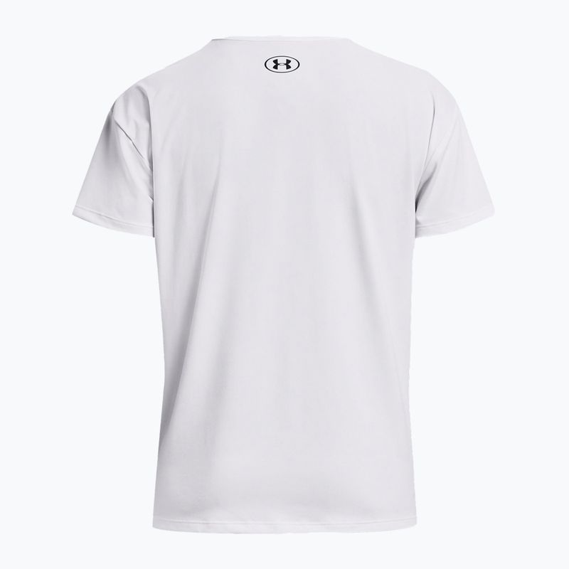 Under Armour Rush Energy 2.0 women's training t-shirt white/black 5