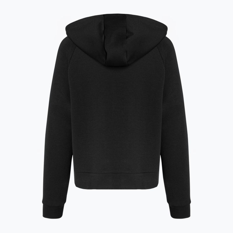 Women's Under Armour Fleece Hoodie black/black 5