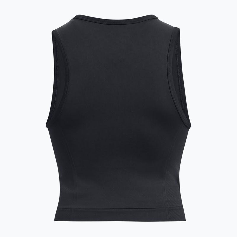 Under Armour Vanish Seamless black/white women's training tank top 6