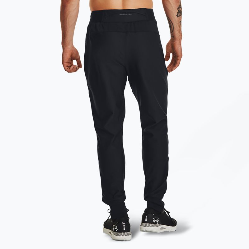 Under Armour Launch Pro men's running trousers black/black/reflective 3