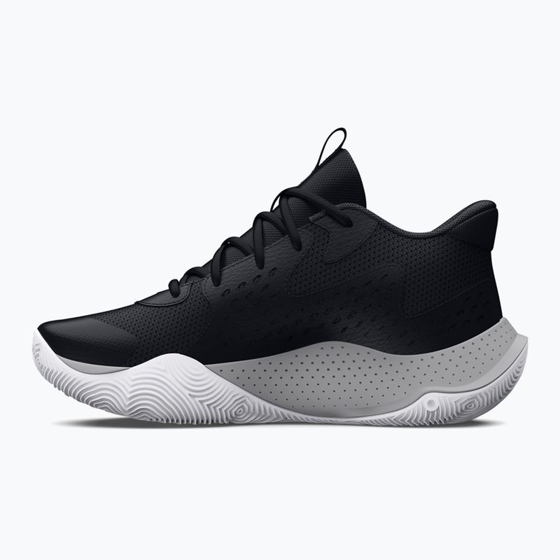 Under Armour Grade School Jet '23 black/jet gray/white children's basketball shoes 9