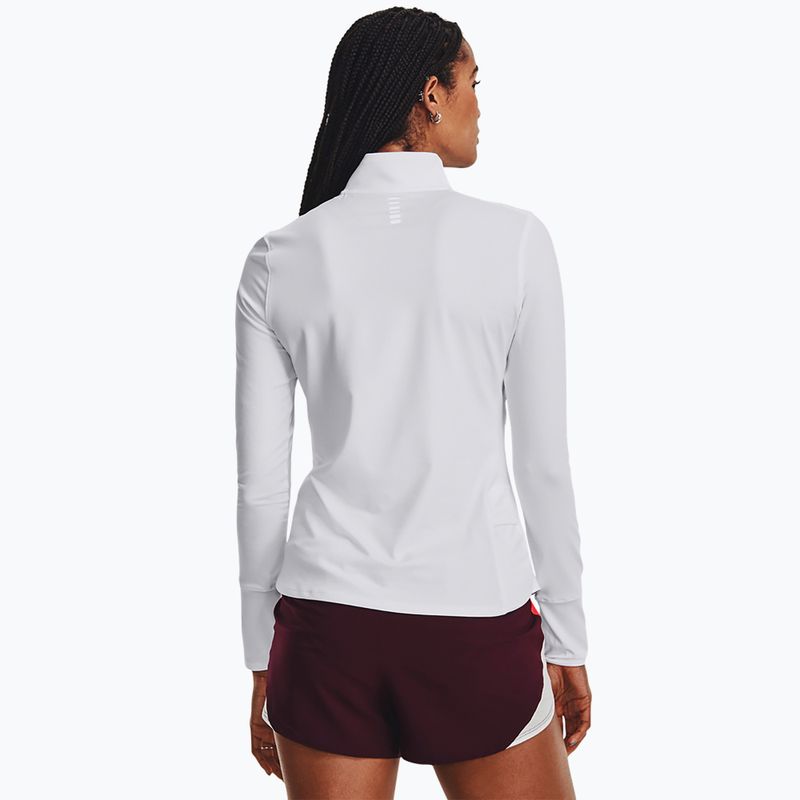 Women's running longsleeve Under Armour Launch Pro Half Zip white/reflective 3