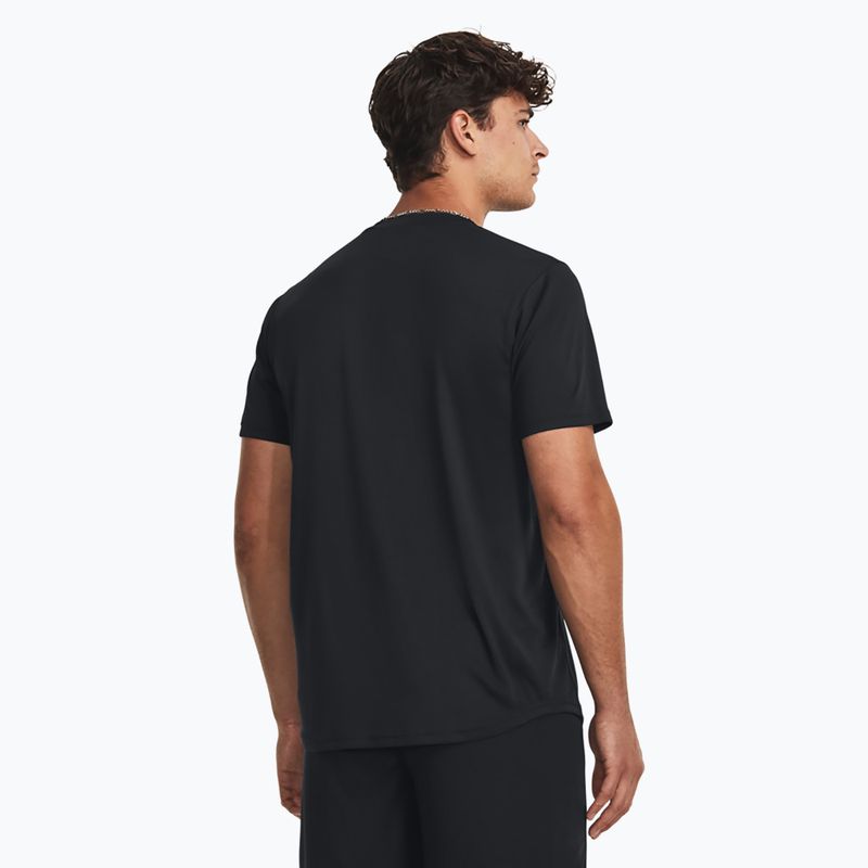 Men's football T-shirt Under Armour Challenger Train black/white 3
