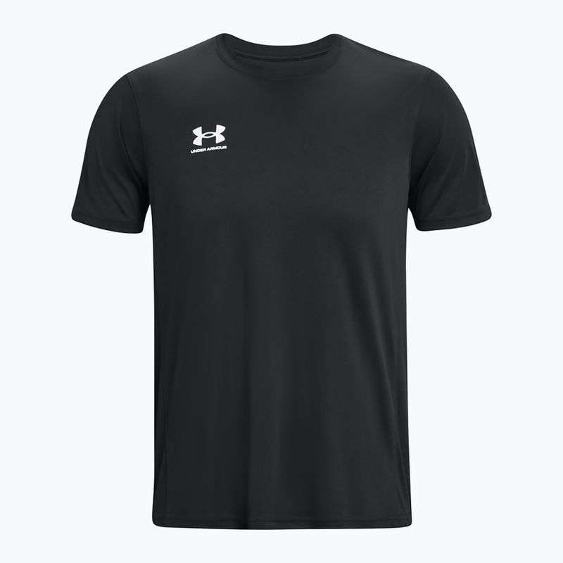 Men's football T-shirt Under Armour Challenger Train black/white 5