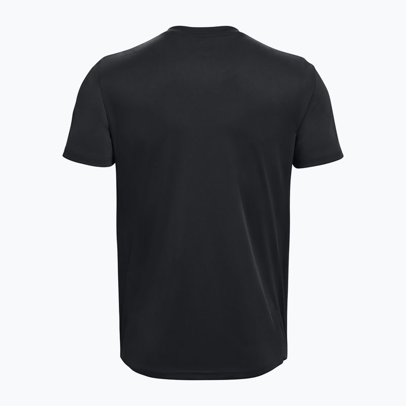 Men's football T-shirt Under Armour Challenger Train black/white 6