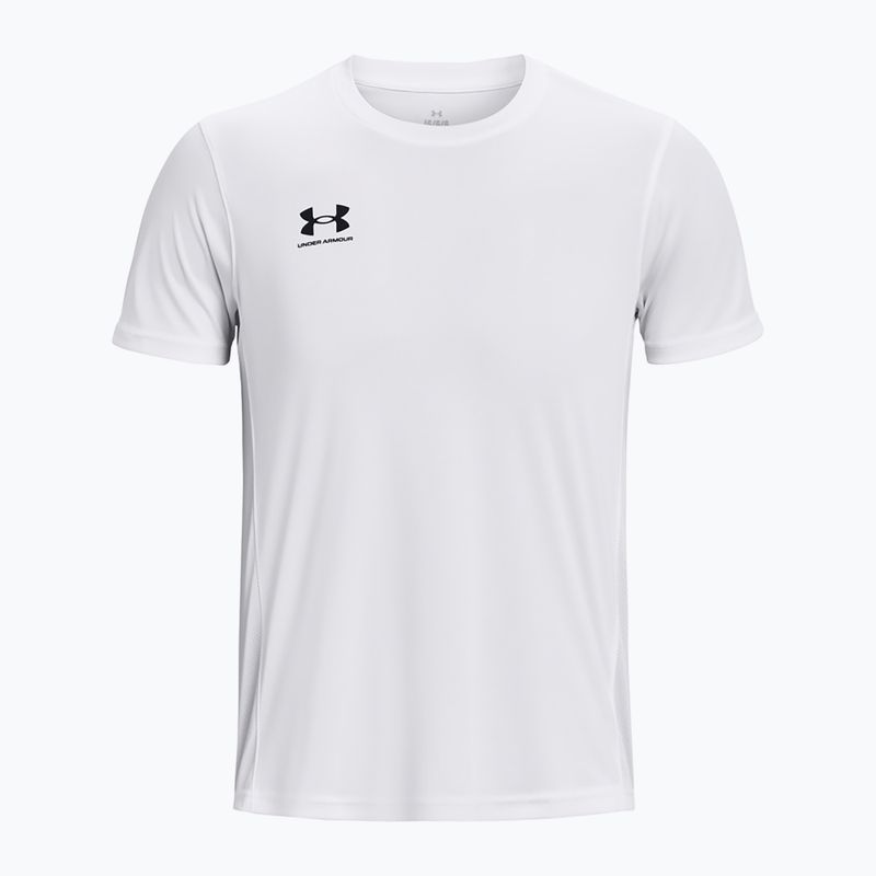 Men's football T-shirt Under Armour Challenger Train white/black 8