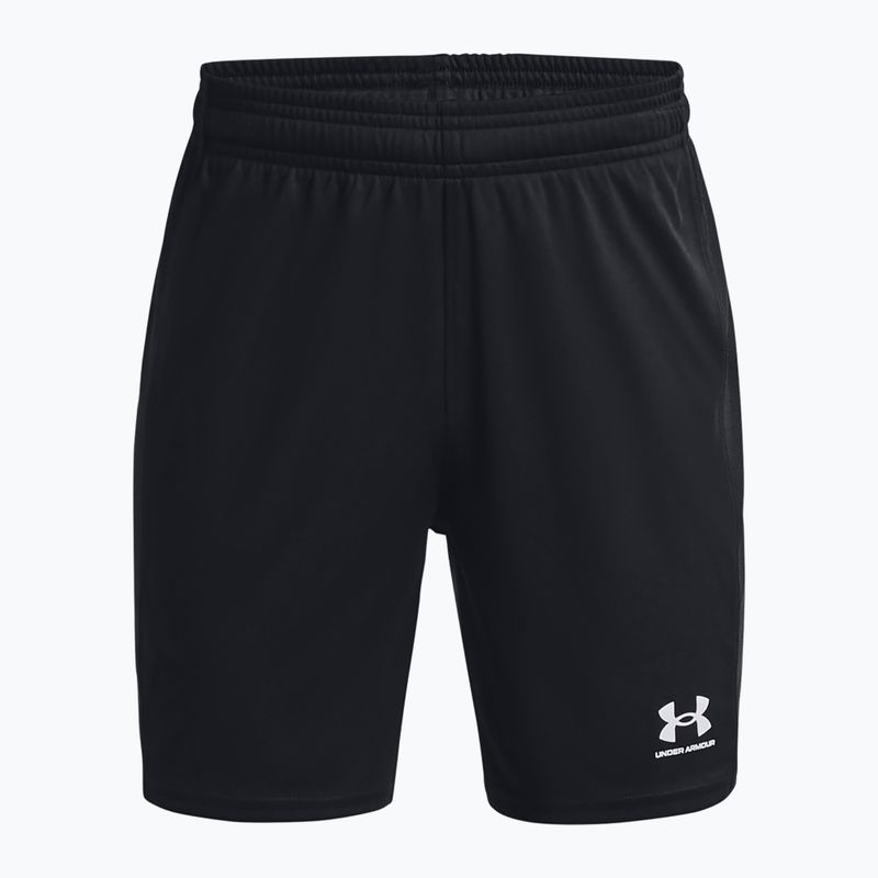 Children's football shorts Under Armour Challenger Knit black / white