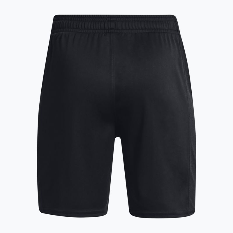 Children's football shorts Under Armour Challenger Knit black / white 2