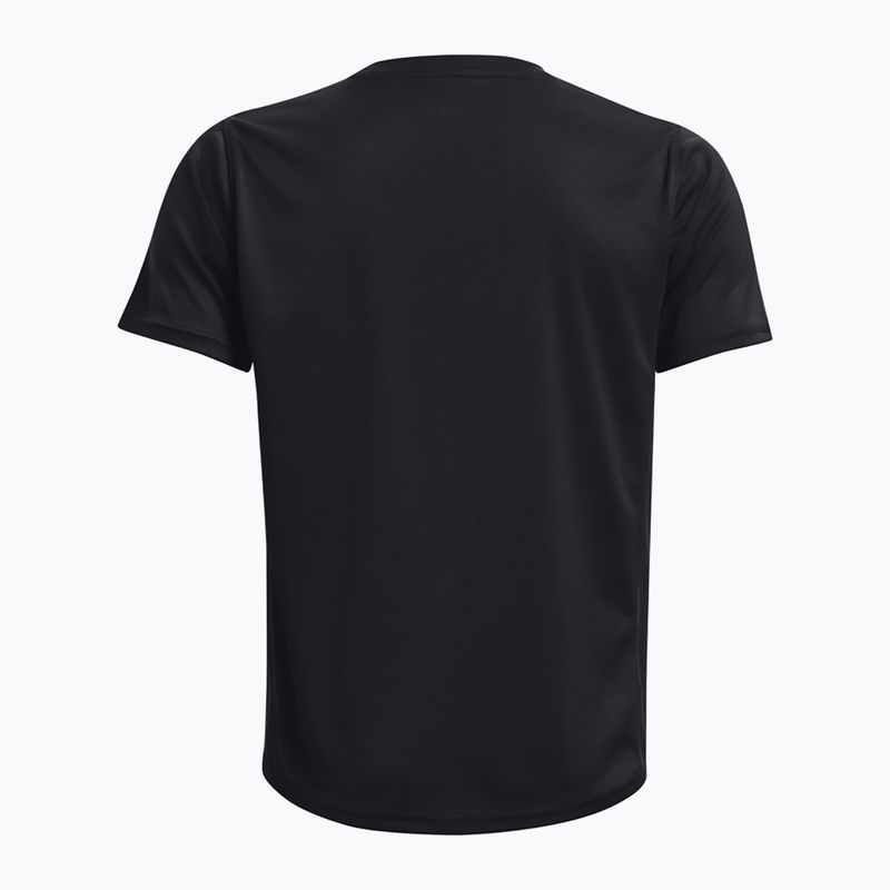 Children's football T-shirt Under Armour Challenger Train black/white 2