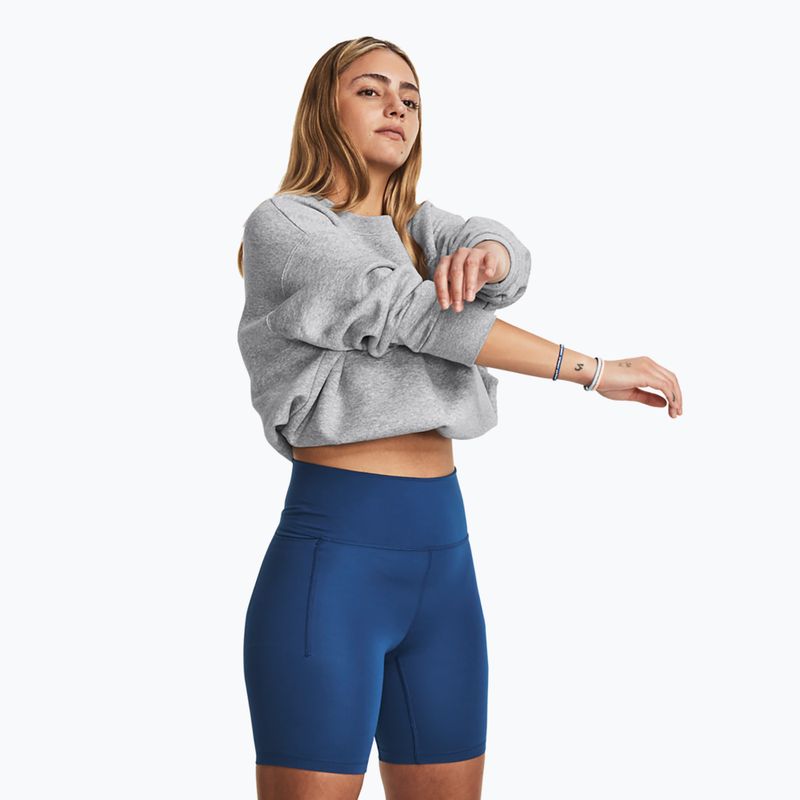 Women's sweatshirt Under Armour Icon Fleece Crew mod gray light heather/white 7
