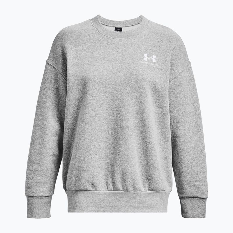Women's sweatshirt Under Armour Icon Fleece Crew mod gray light heather/white 9