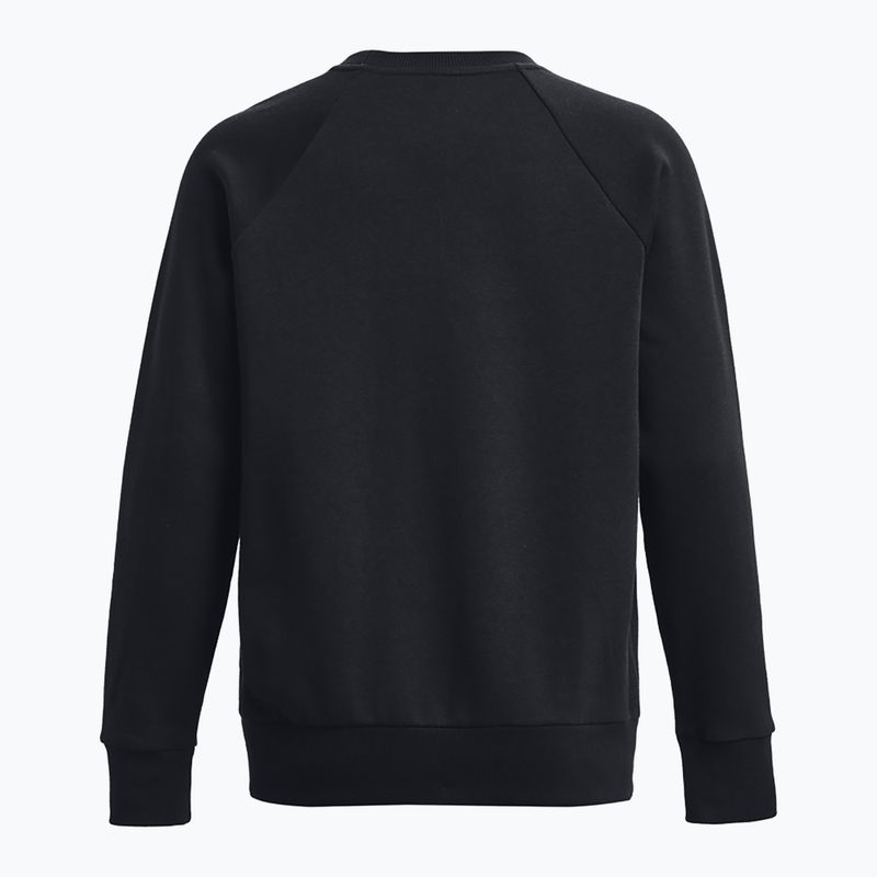 Women's sweatshirt Under Armour Rival Fleece Crew black/white 6