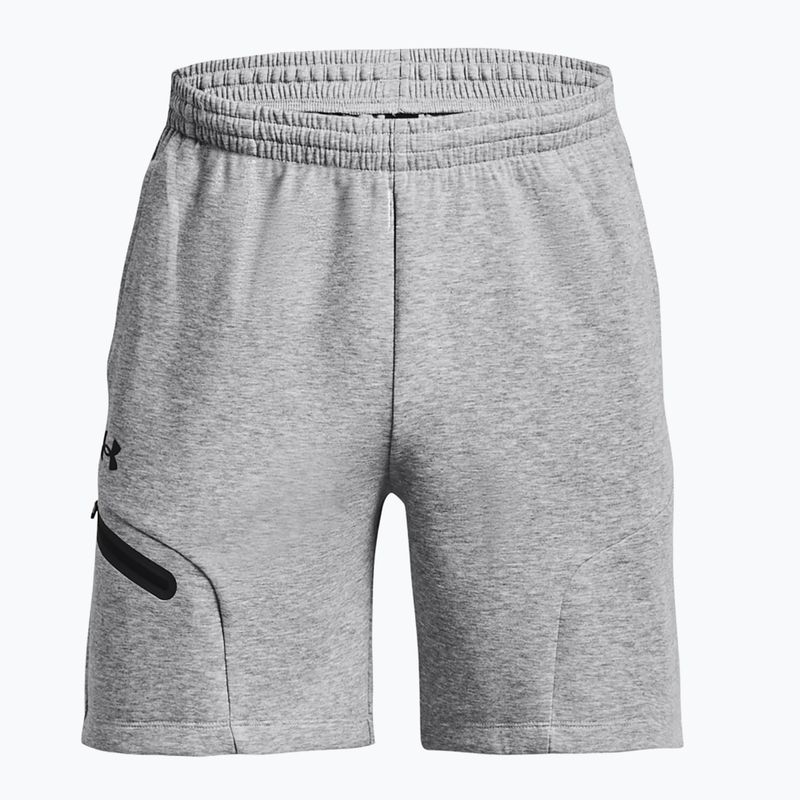 Men's training shorts Under Armour Unstoppable Fleece mod gray/black 5
