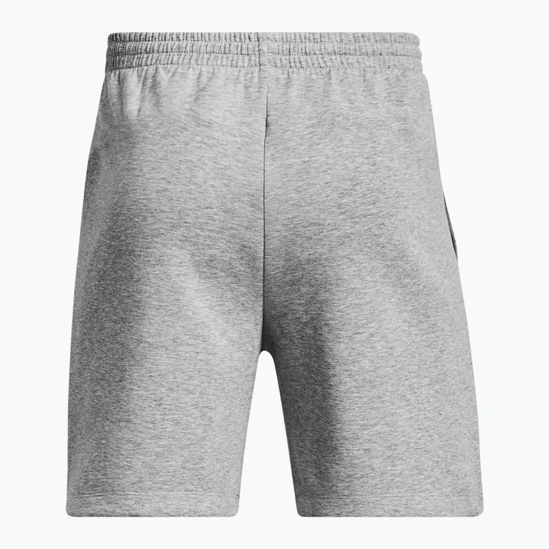 Men's training shorts Under Armour Unstoppable Fleece mod gray/black 6