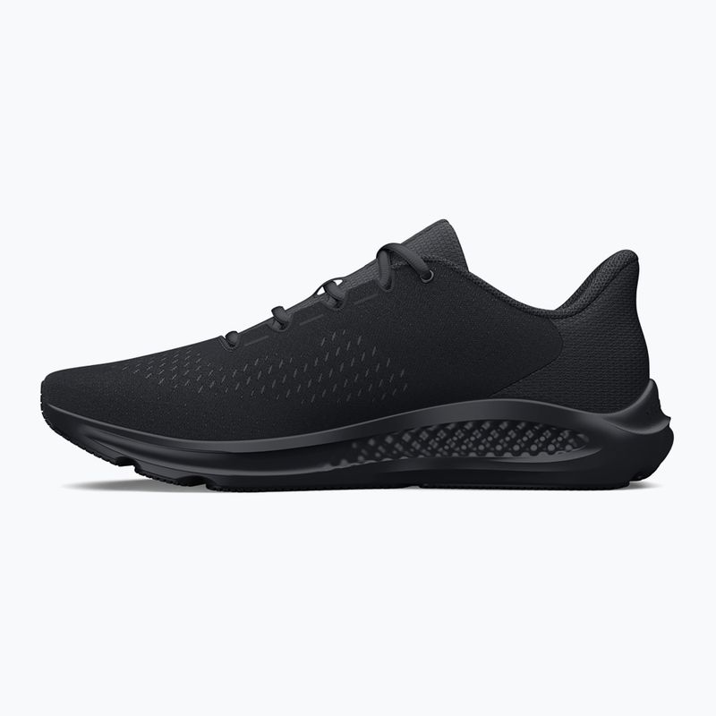 Under Armour Charged Pursuit 3 Big Logo black/black/black men's running shoes 9