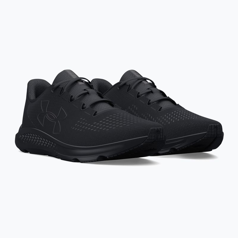 Under Armour Charged Pursuit 3 Big Logo black/black/black men's running shoes 10